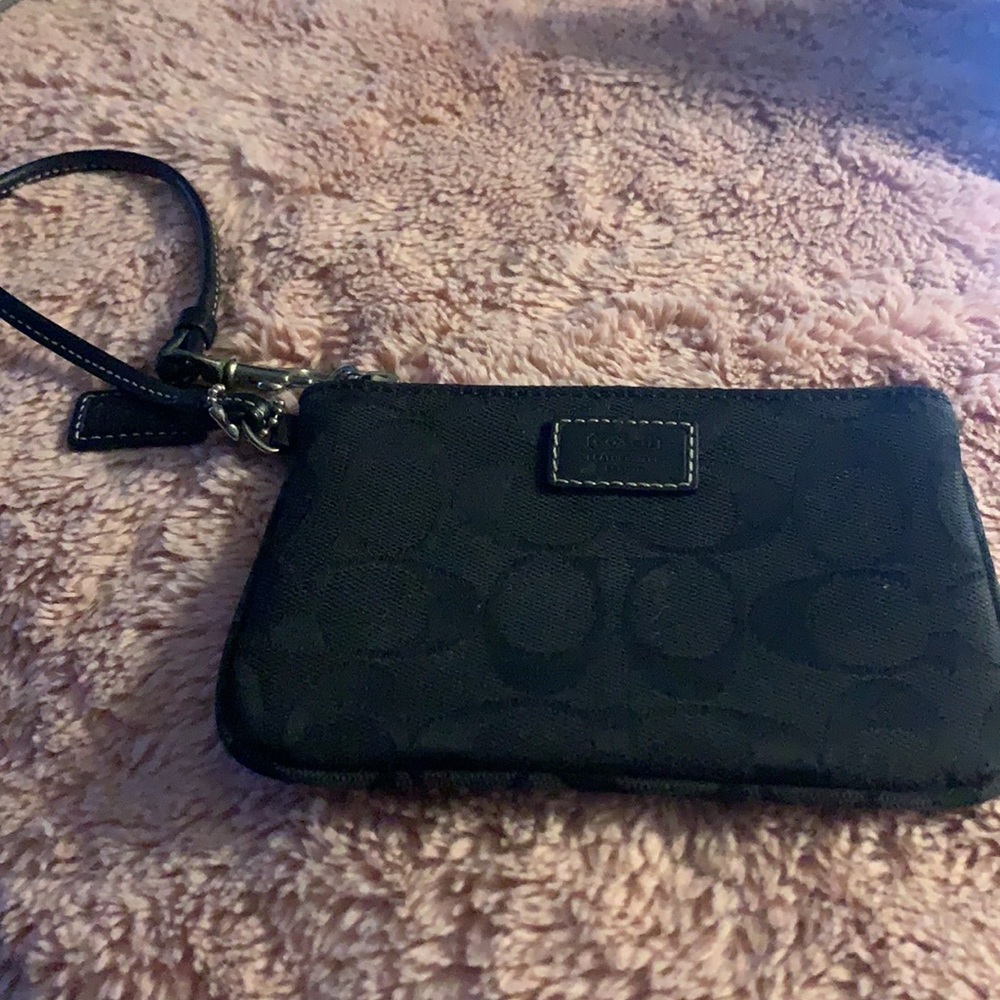 Coach Wristlet- Black